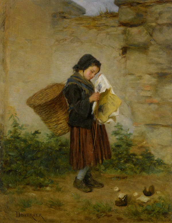 Peinture de Théophile Emmanuel Duverger 