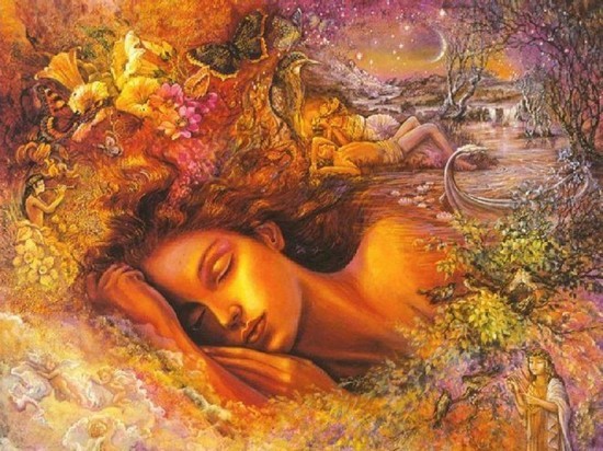 Peinture féérique de Josephine Wall