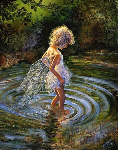 Peinture féerique de Josephine Wall