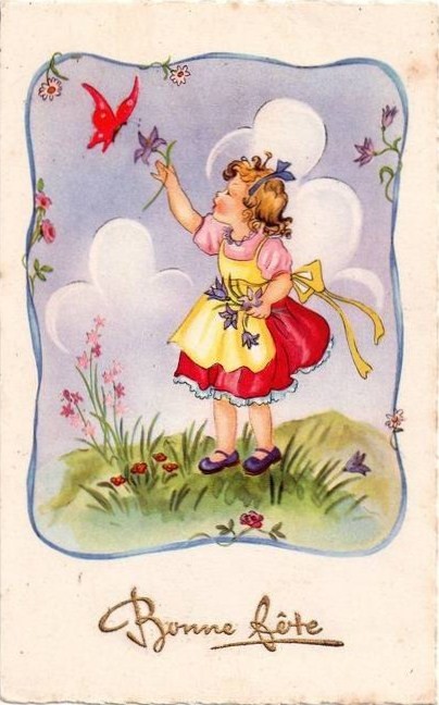 Carte enfant "bonne fête"