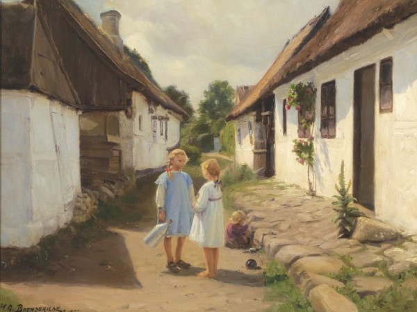 Peinture de Hans Andersen Brendekilde