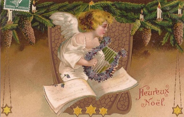 Carte ancienne de Noël 