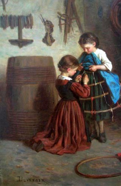 Peinture de Théophile Emmanuel Duverger 