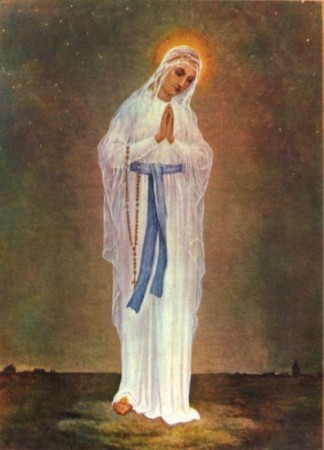 Image pieuse, (la Vierge Marie)