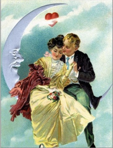 Carte ancienne de St Valentin