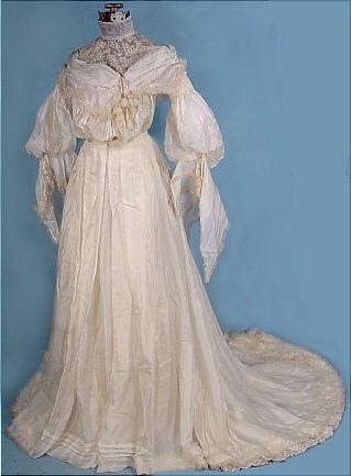 Robe de mariée d'autrefois