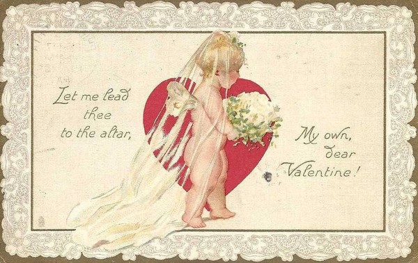  Carte ancienne - Saint Valentin 