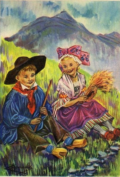 Cartes folklore (enfants)