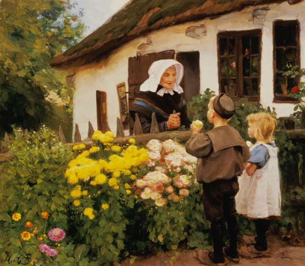 Peinture de Hans Andersen Brendekilde