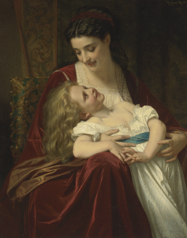 Peinture de  Hugues Merle 