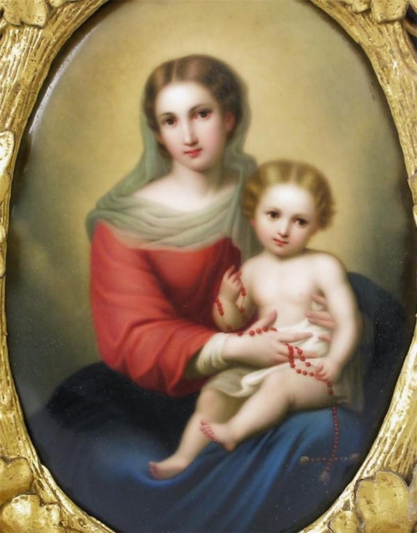 Images pieuses ( La Vierge et l'enfant)