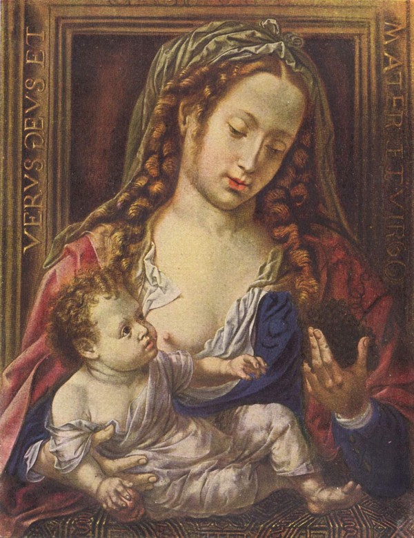 Images pieuses (La Vierge et l'enfant)