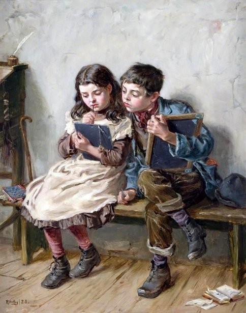 Peinture de Ralph Hedley