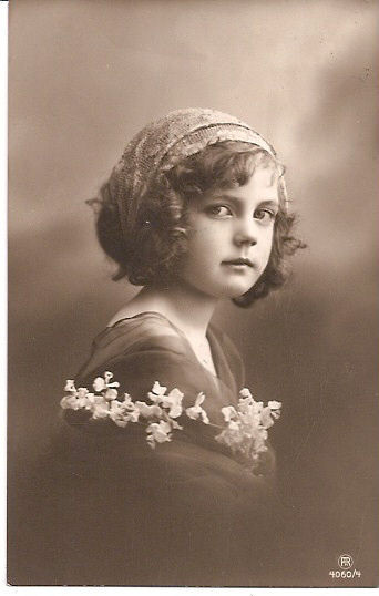 Carte victorienne enfant