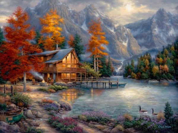 Paysage en peinture