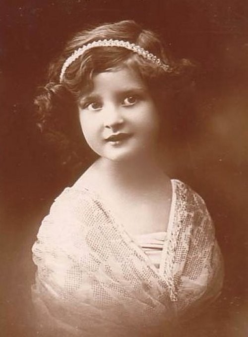 Carte  victorienne enfant