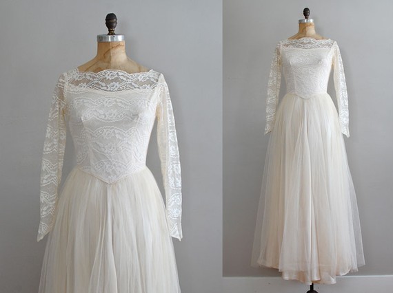 Robe de mariée d'autrefois