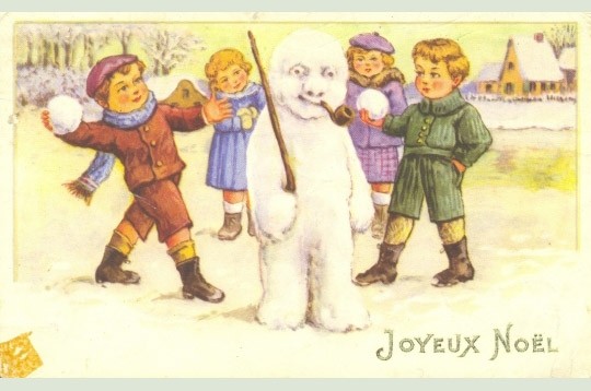 Cartes anciennes de Noël