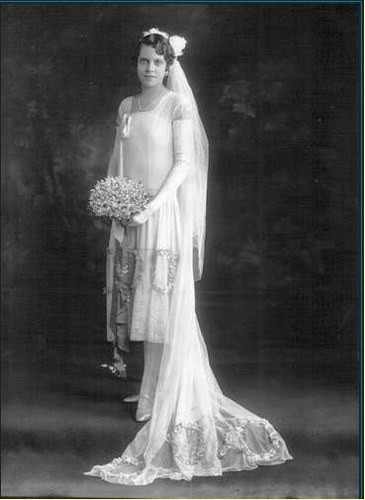 Robe de mariée d'autrefois