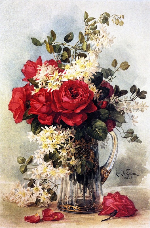 Fleurs de Paul de Longpré