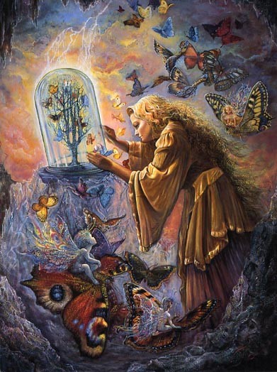 Peinture féérique de Josephine Wall