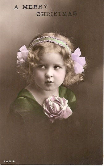 Carte victorienne enfant