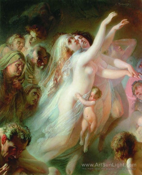 Peinture de Egorovich Konstantin Makovsky 