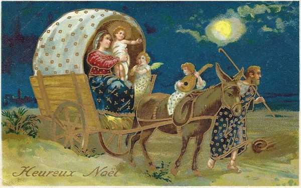 Carte ancienne de Noël 