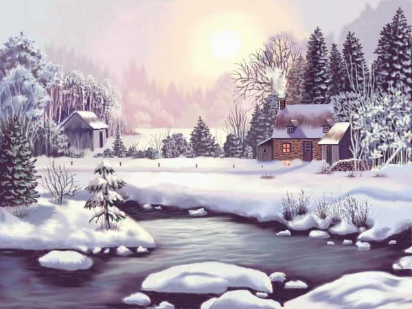 Paysage de neige