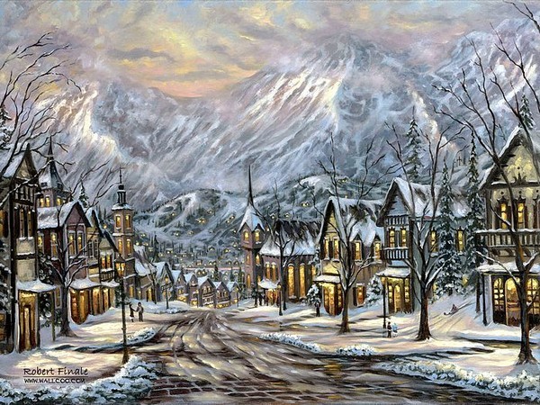 Paysage de neige -  Robert Finale