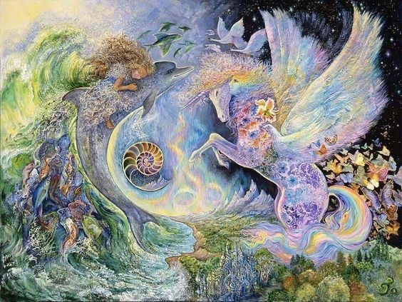 Peinture féerique de Josephine Wall