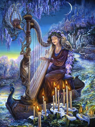 Peinture féérique de Josephine Wall