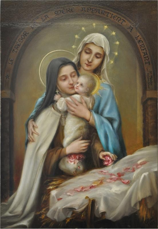 Images pieuses( Sainte Thérése de l'Enfant Jésus)