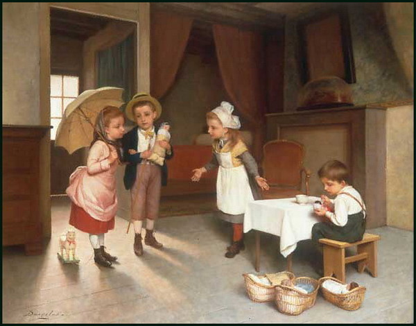 Enfants en peinture