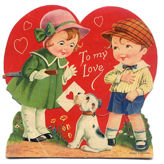 Cartes anciennes de Saint Valentin