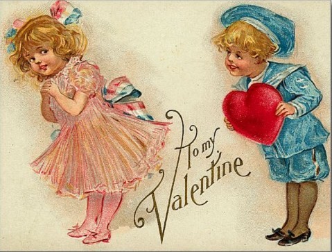 Carte ancienne de St Valentin