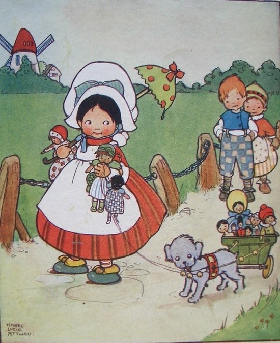 Illustration de Mabel Lucie Attwell