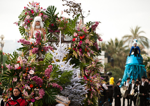 Carnaval de Nice - La bataille de fleurs