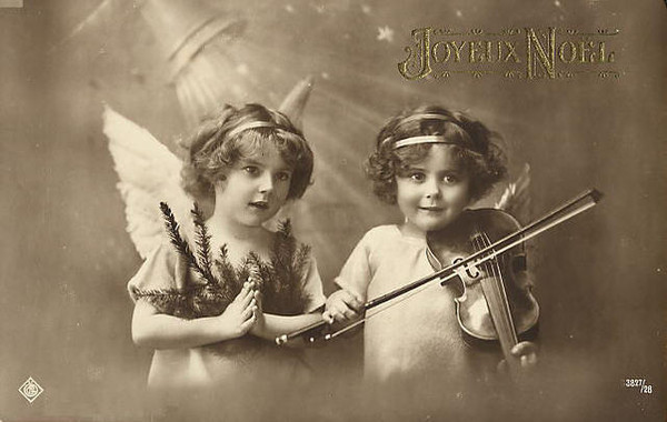 Carte victorienne enfants