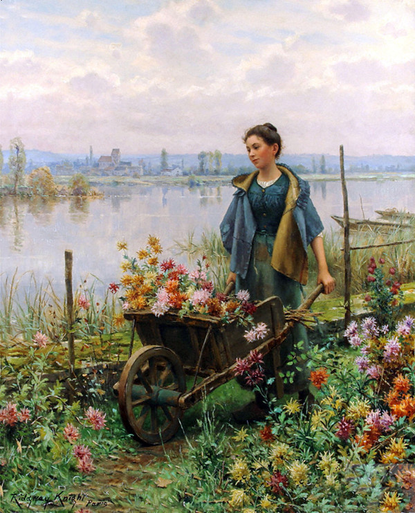 Peintre - Daniel Ridgway Knight