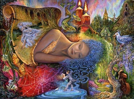 Peinture féerique de Josephine Wall