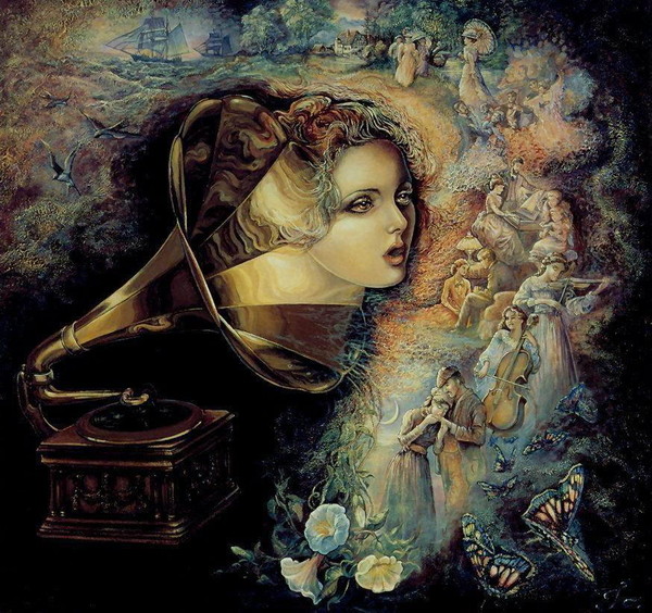 Peinture féérique de Josephine Wall