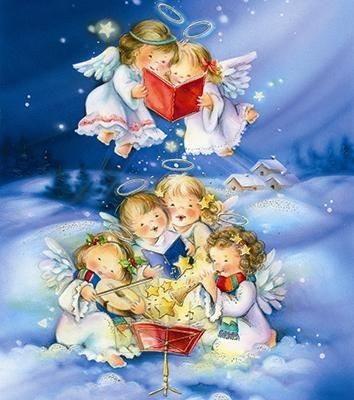 Mignonnes illustrations de Noël