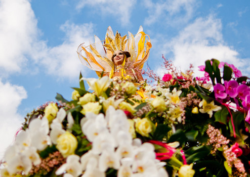 Carnaval de Nice - La bataille de fleurs