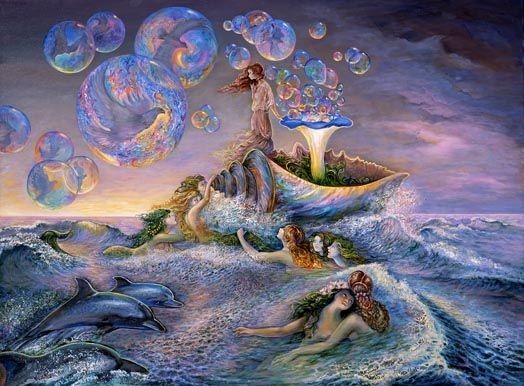 Peinture féerique de Josephine Wall