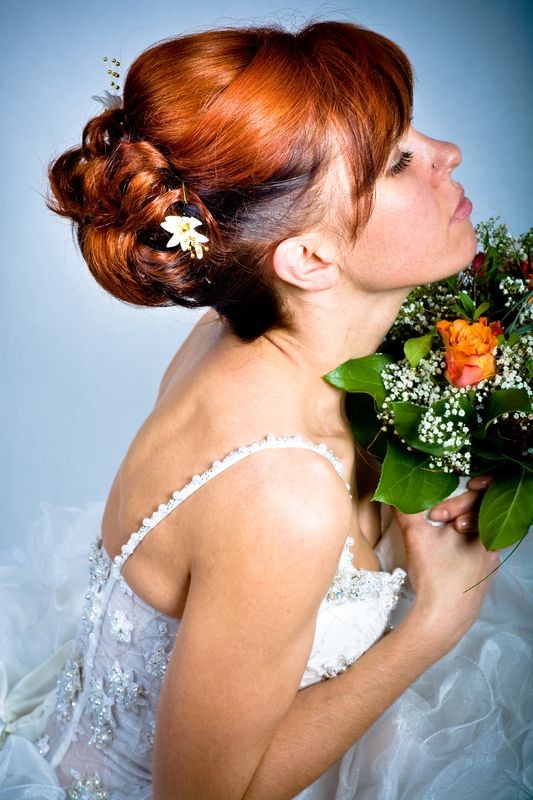 Coiffe et coiffure de mariée