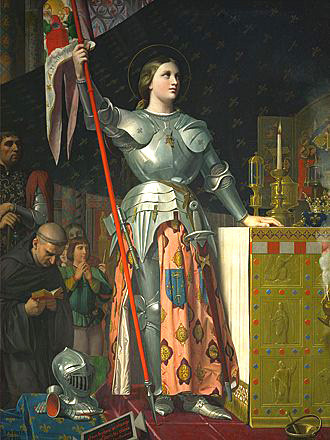 Images pieuses(Sainte Sainte Jeanne d'Arc )