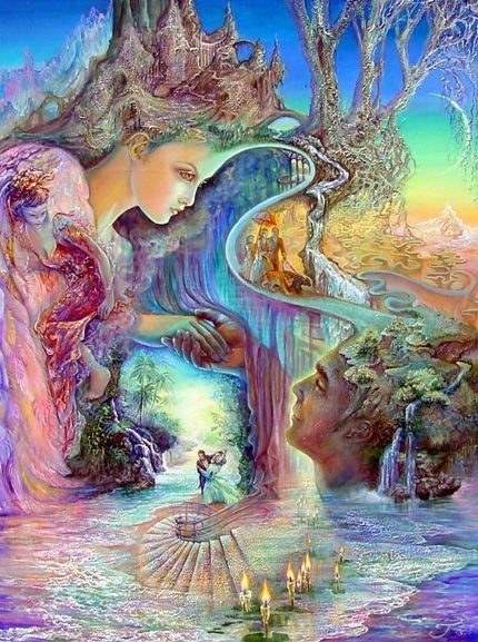 Peinture féerique de Josephine Wall