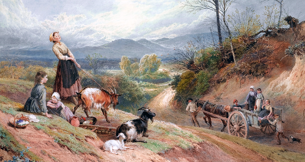 Peinture de Myles Birket Foster