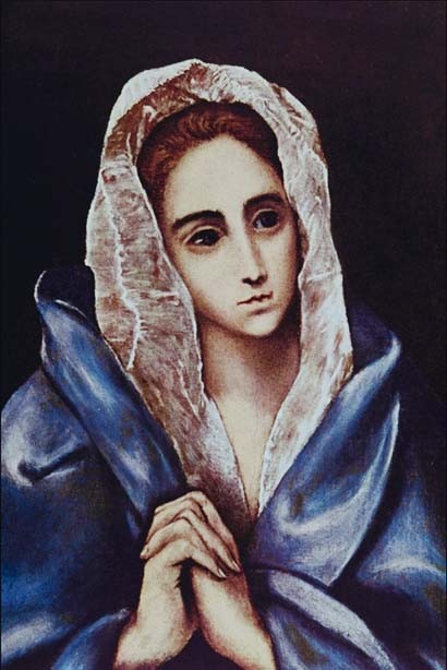 Images pieuses(La Vierge Marie)